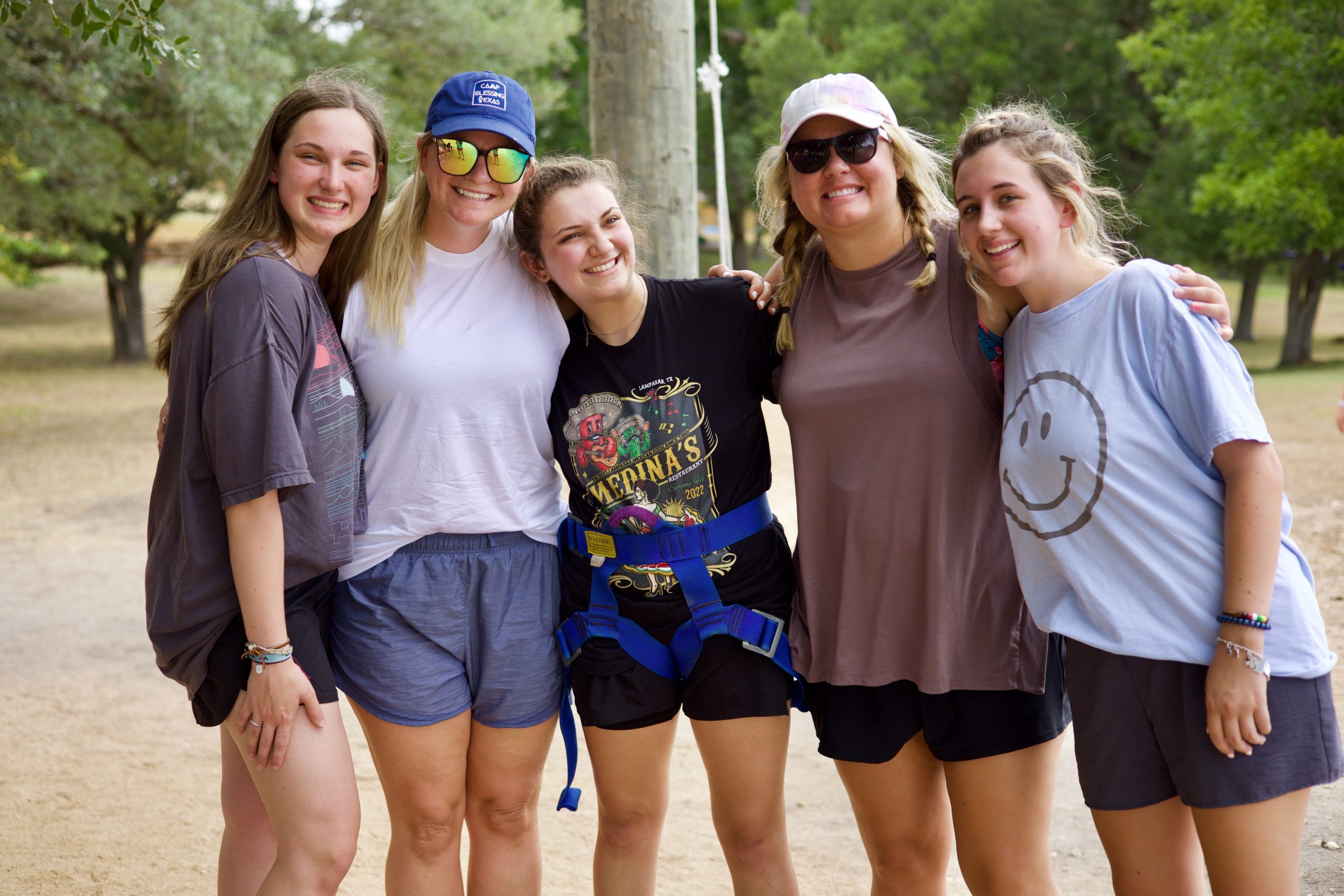 volunteers, cabin parents, giant swing, Summer, July 29, 2022