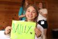 bailey, volunteer, arts and crafts, sign, smiling, Summer, July 1, 2022